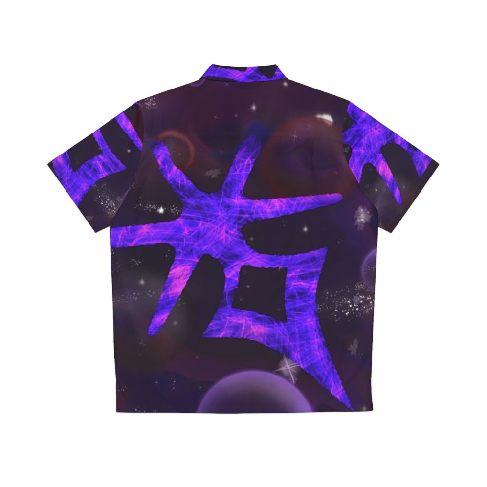 Dark Knight Galaxy Hawaiian Shirt - Back