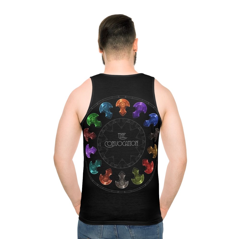 Unisex FFXIV "The Convocation" Ascian Inspired Tank Top - men back