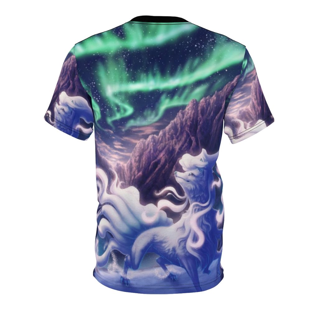 Alolan Ninetales inspired t-shirt with vibrant, high-quality print - Back