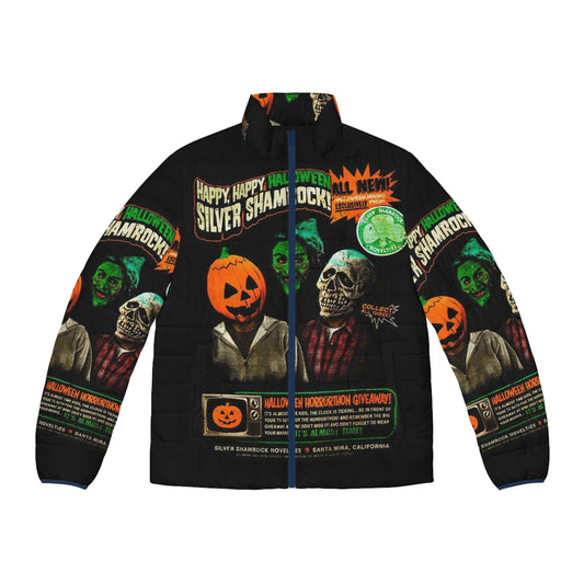 Puffer jacket inspired by the classic horror film Halloween 3: Season of the Witch