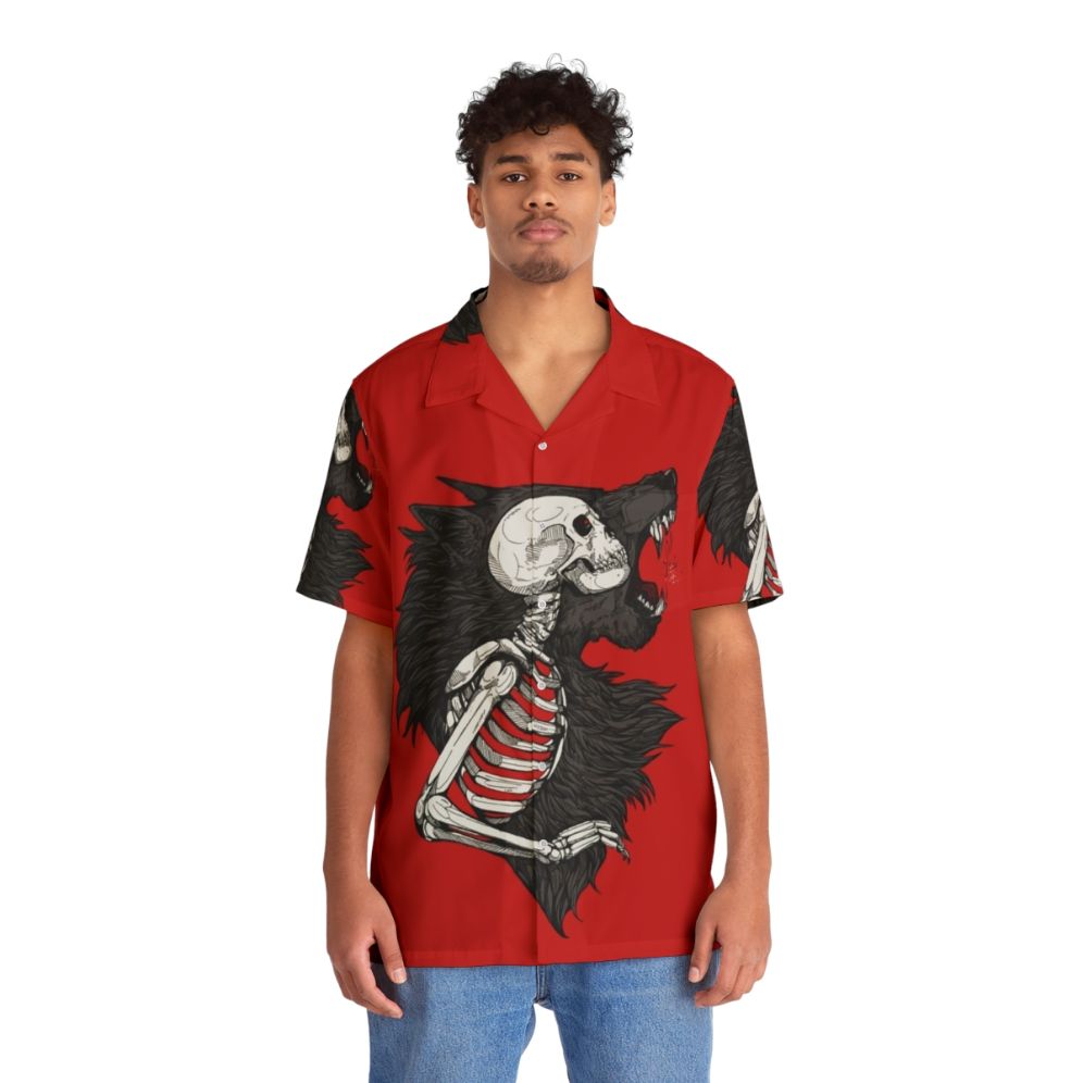 Lilith S Brethren Colour Hawaiian Shirt with horror and supernatural elements - People Front