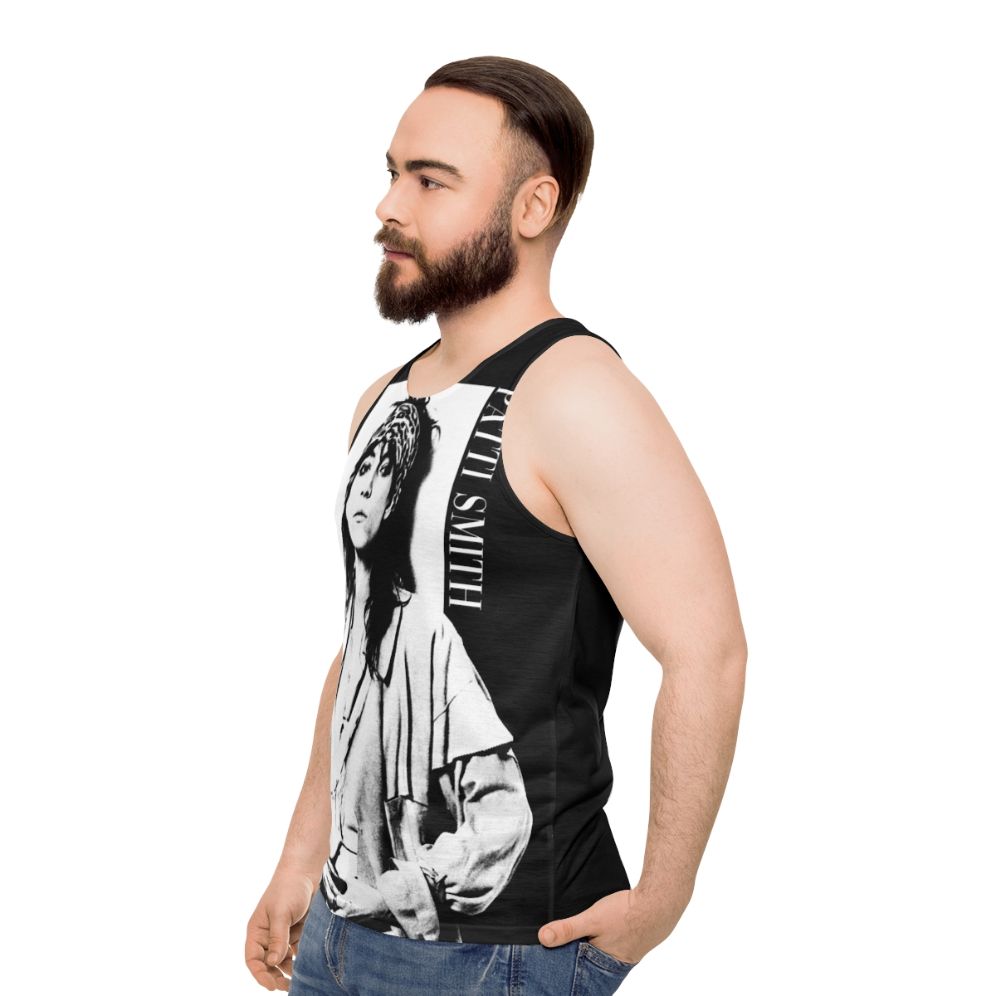 Patti Smith Retro Unisex Grunge Tank Top - men side