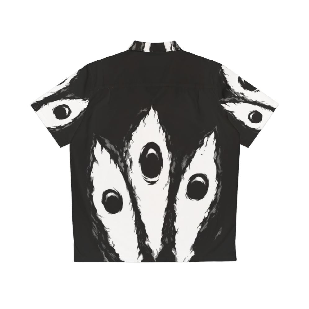 Kishin Eyes Hawaiian Shirt - Manga Inspired Graphic Tee - Back