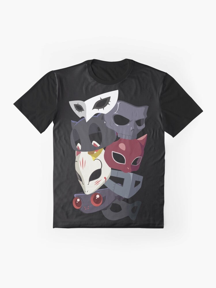 Persona 5 Phantom Thieves Joker Graphic T-Shirt - Flat lay