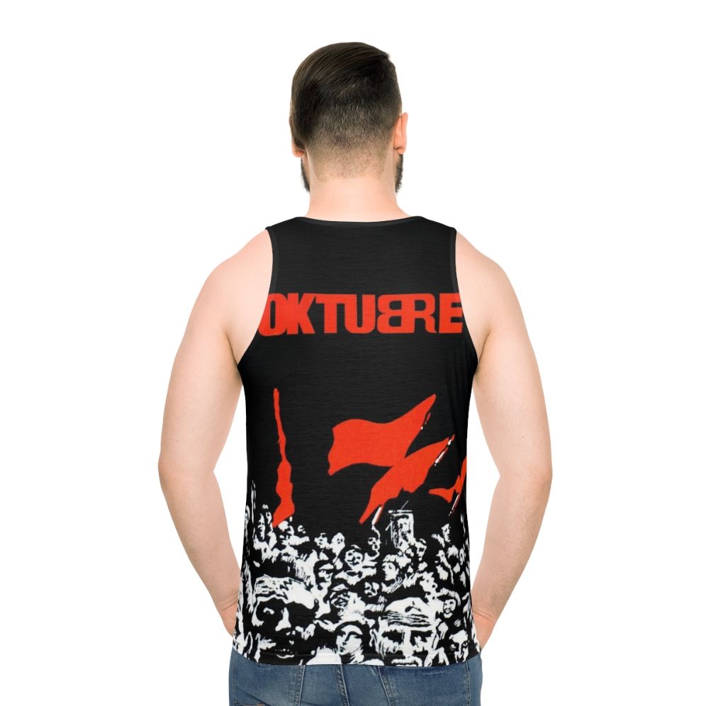 Oktubre Unisex Tank Top - men back