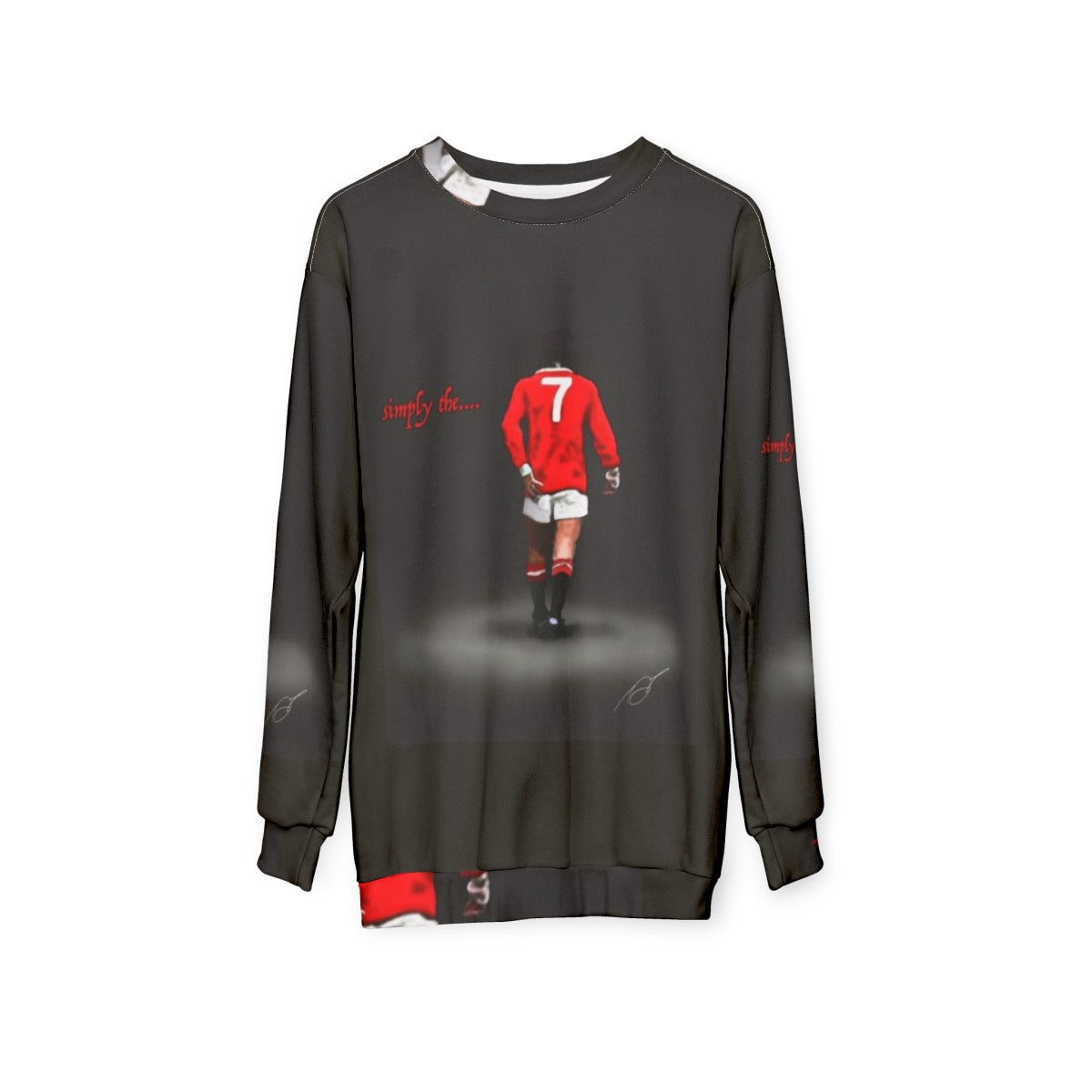 George Best Manchester United Legend Sweatshirt - hanging