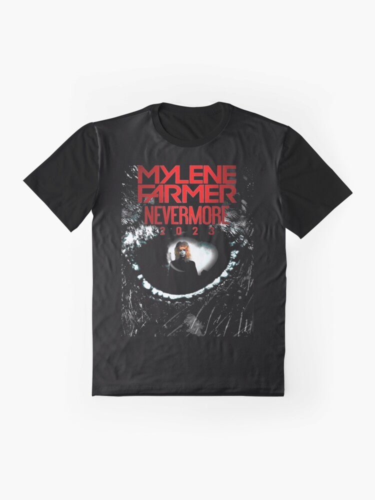 Mylene Farmer Nevermore Graphic T-Shirt - Flat lay