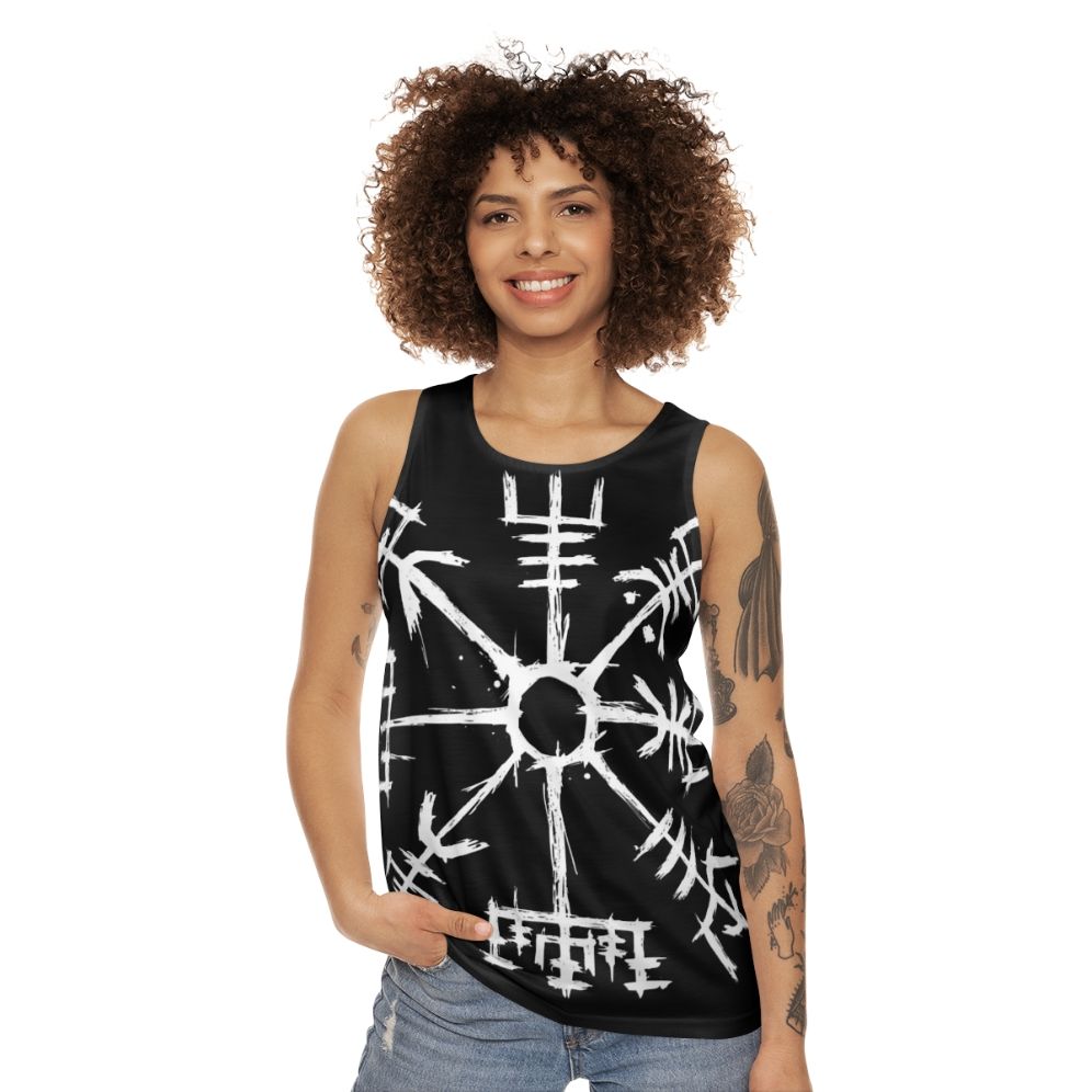 Viking Compass Vegvisir Unisex Tank Top - women