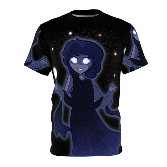 Greek mythology-inspired t-shirt featuring the goddess Nyx, designed by Overly Sarcastic Productions