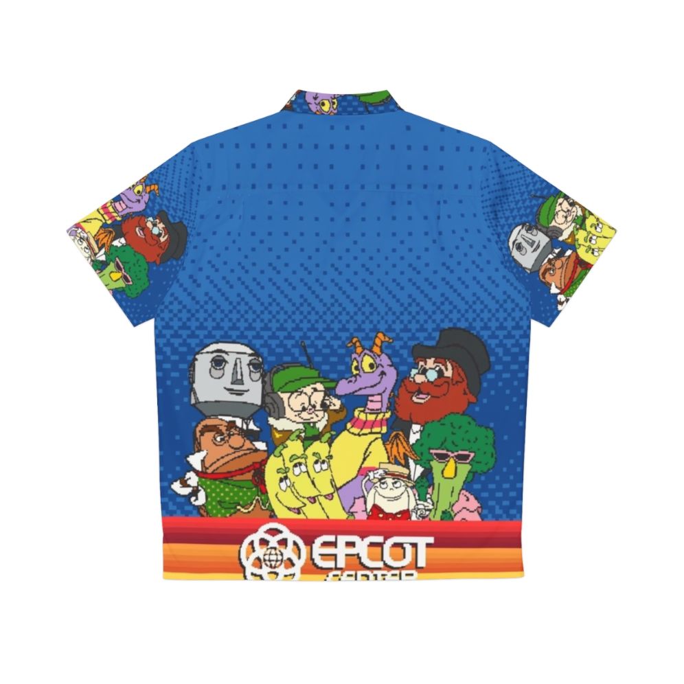 8-bit Epcot Center Hawaiian Shirt - Back