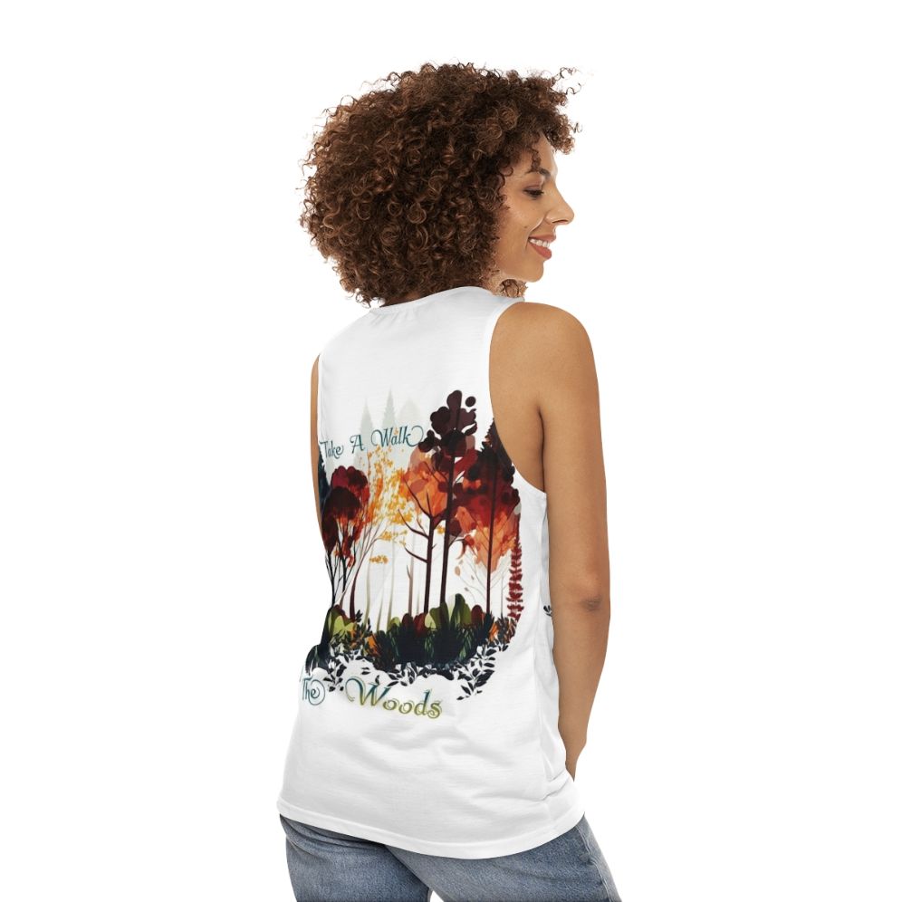 Unisex Nature-Inspired Tank Top - women back