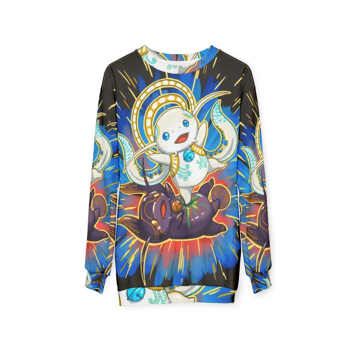 FFXIV Hydaelyn Kick Namazu Zodiark Sweatshirt - hanging