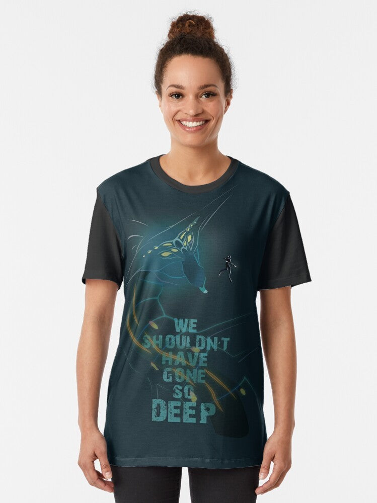 Subnautica Leviathan Horror Graphic T-Shirt - Women