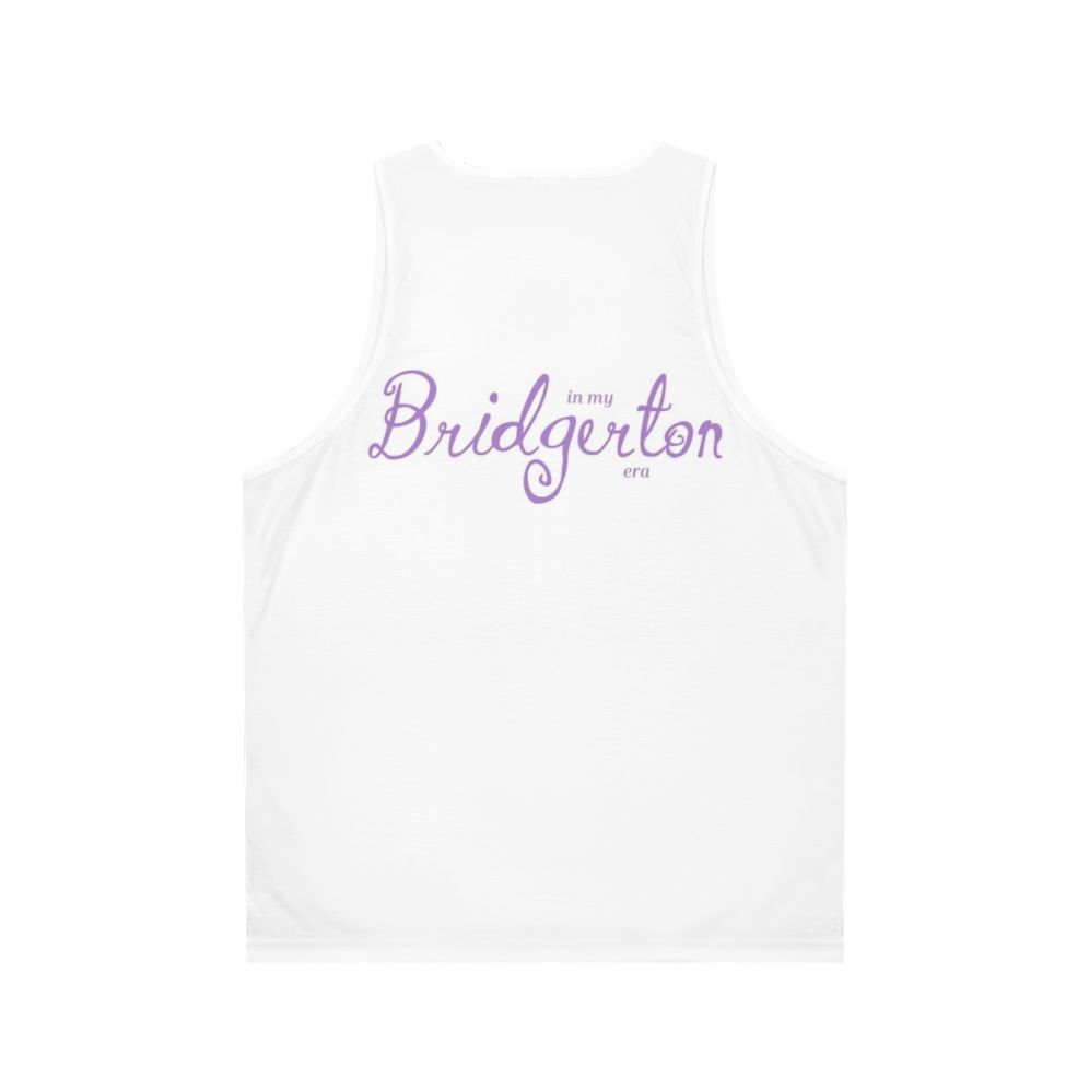 Bridgerton Era Purple Unisex Tank Top - Back