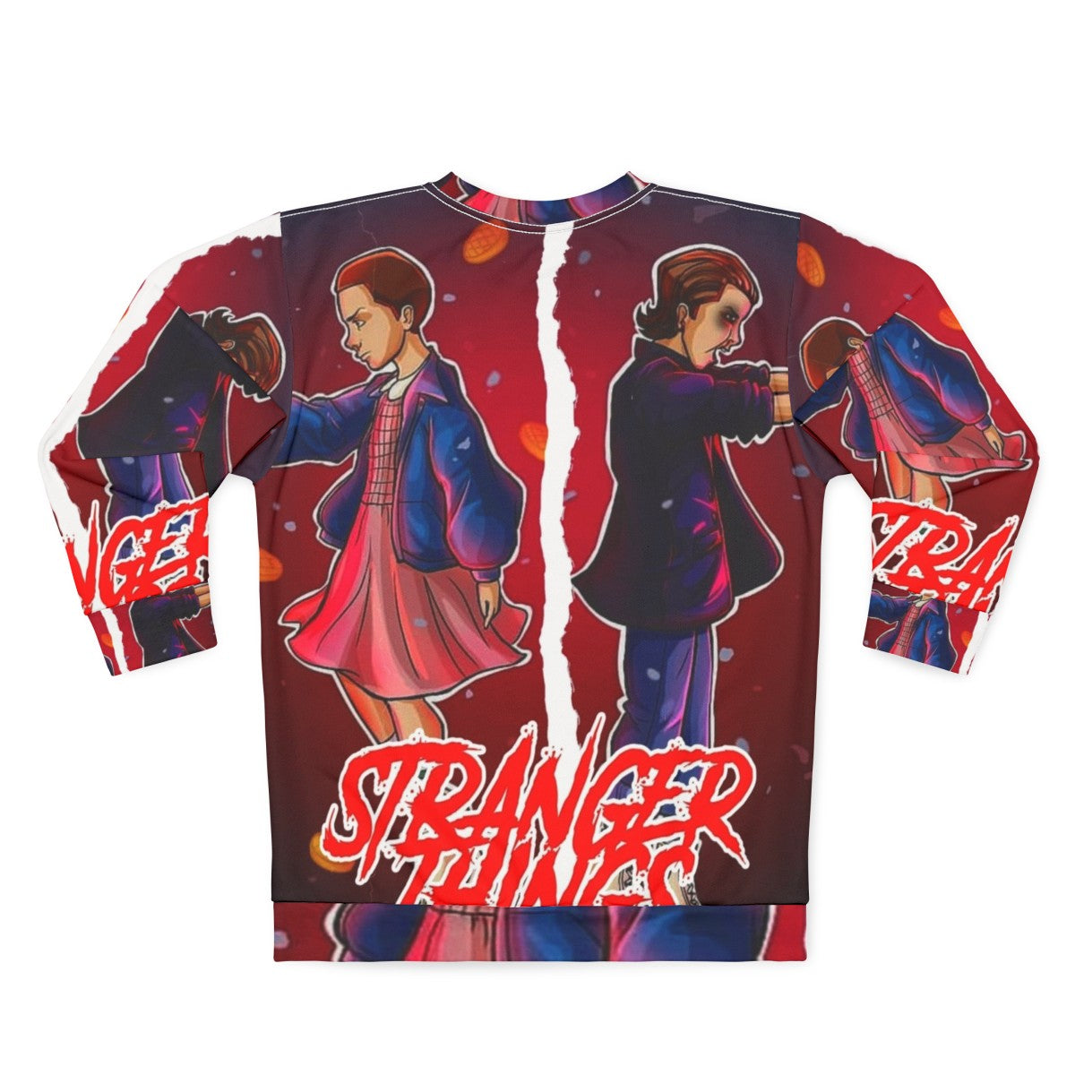 Stranger Things Fan Art Sweatshirt - Back