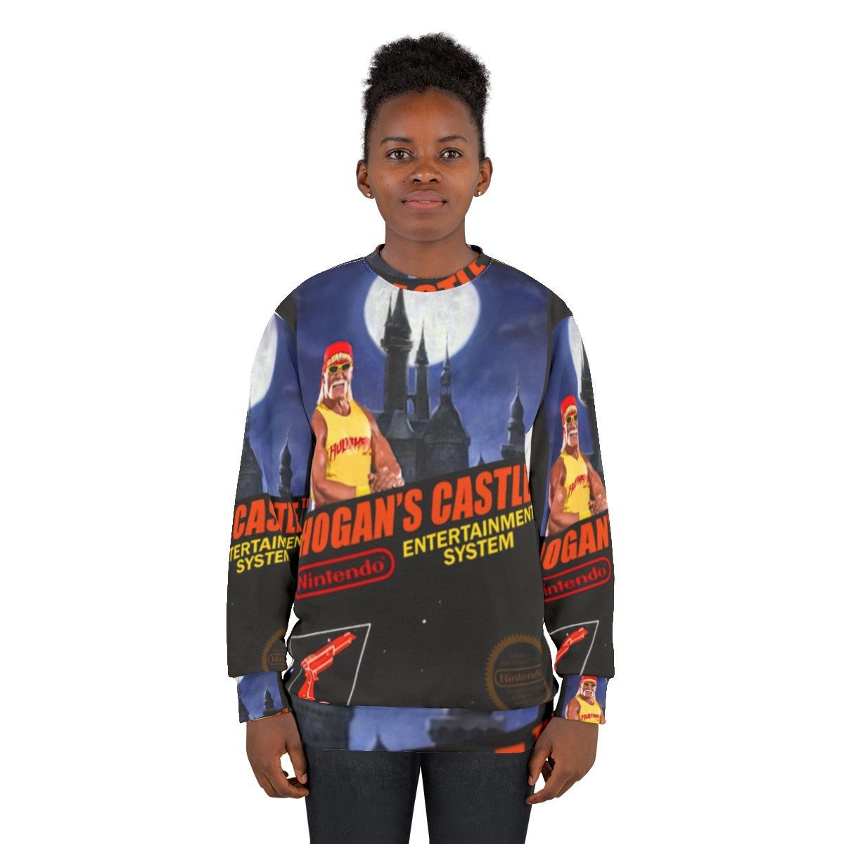 Hogan's Castle Sweatshirt featuring Beeg Yoshi from Videogamedunkey - women