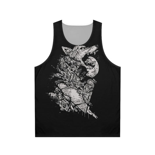 Werewolf unisex tank top