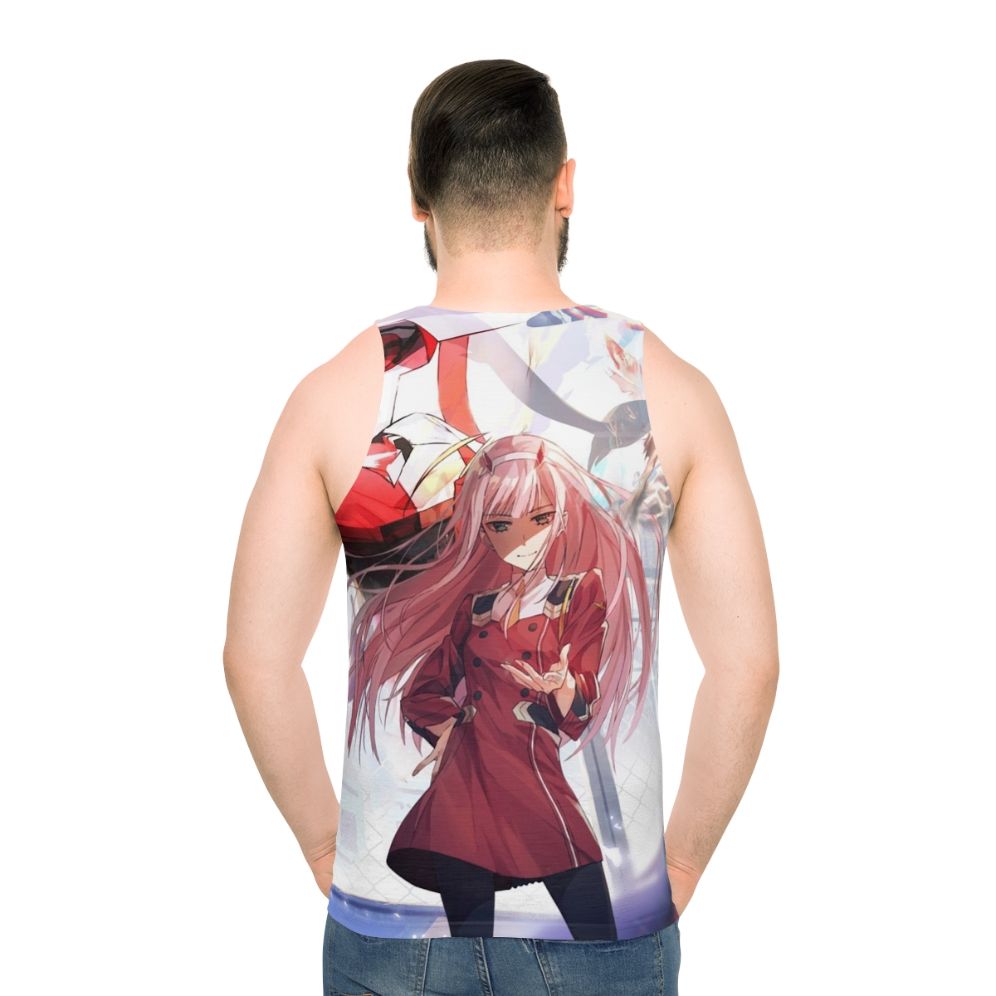 Darling In The Franxx Unisex Anime Mecha Tank Top - men back