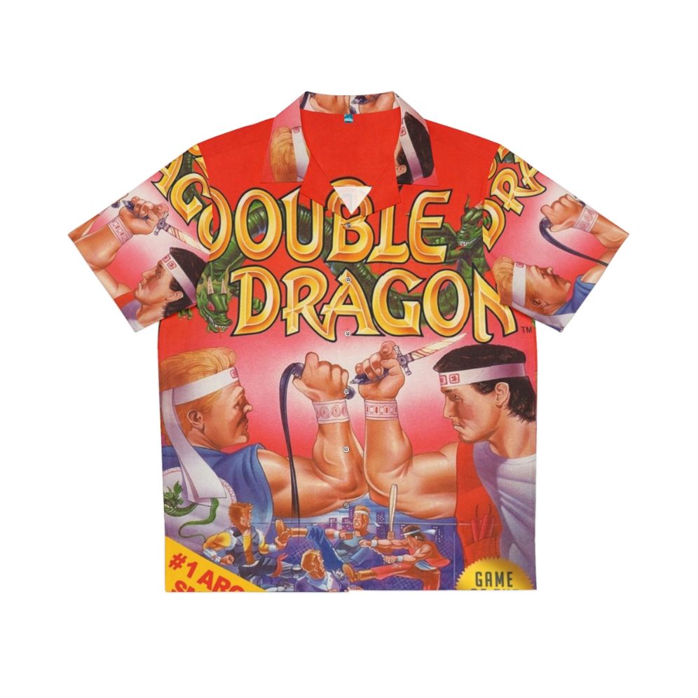 Double Dragon Retro Gaming Hawaiian Shirt