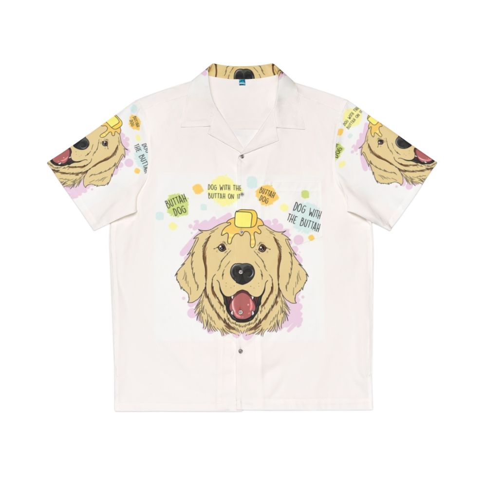 Butter Dog Hawaiian Shirt for Dogs