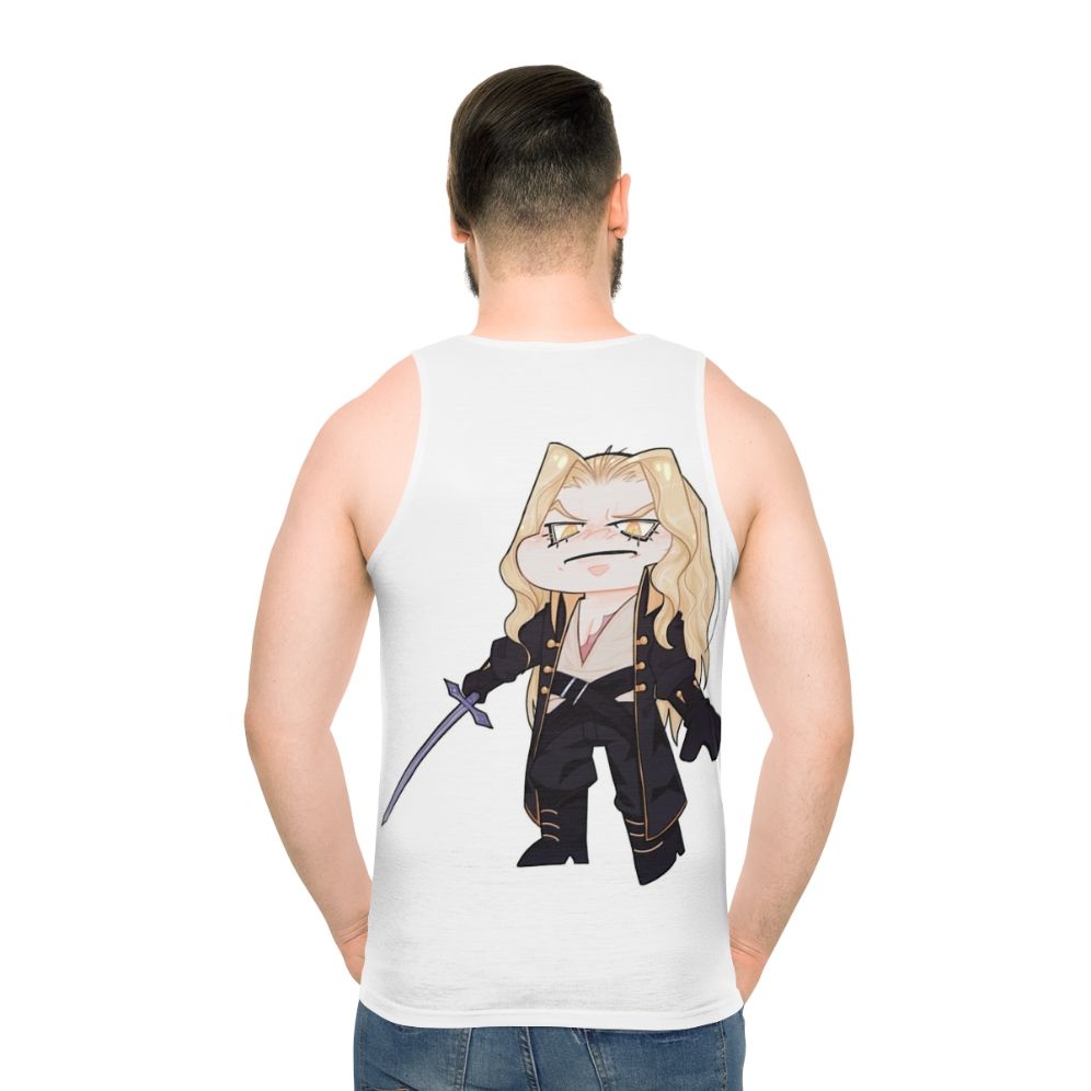 Castlevania Alucard Chibi Unisex Tank Top - men back