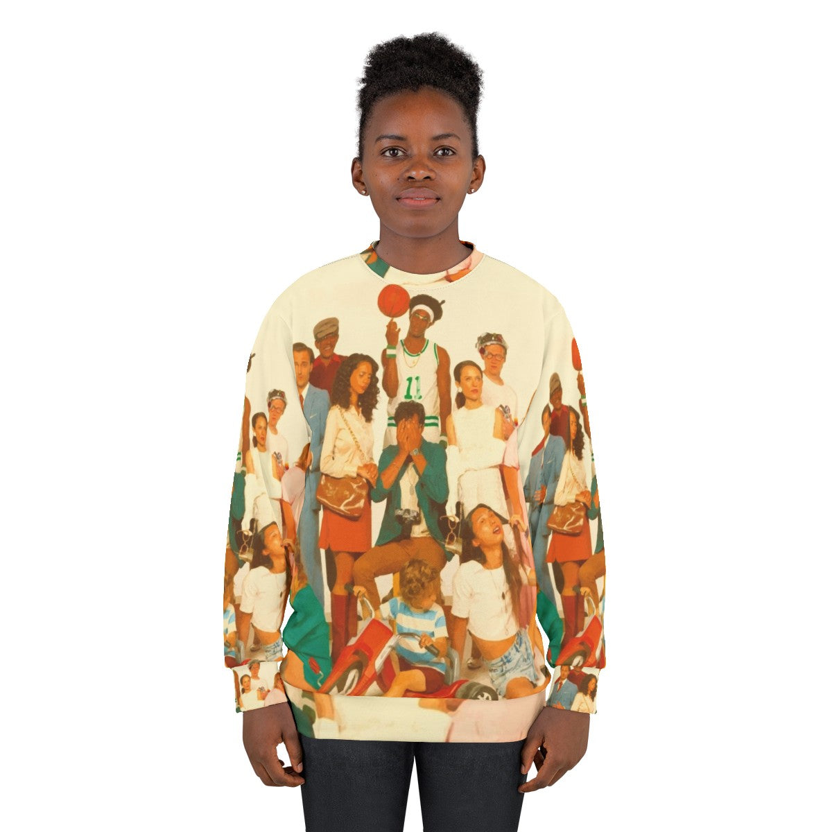 Glass Animals "How To Be A Human Being" Colorful Sweatshirt - women