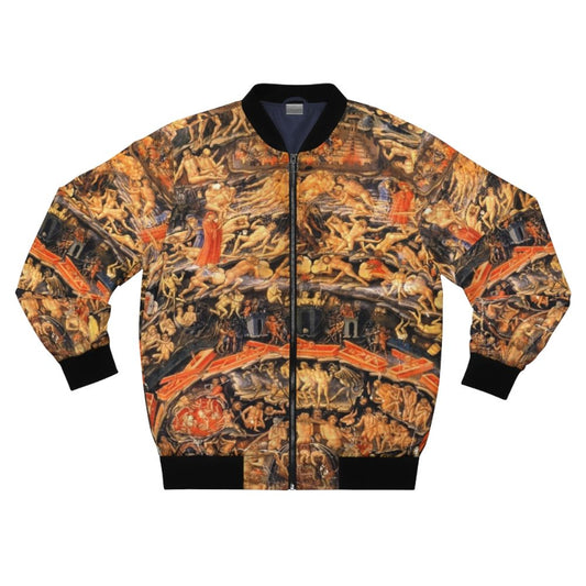 Inferno bomber jacket featuring Bartolomeo di Fruosino's artwork