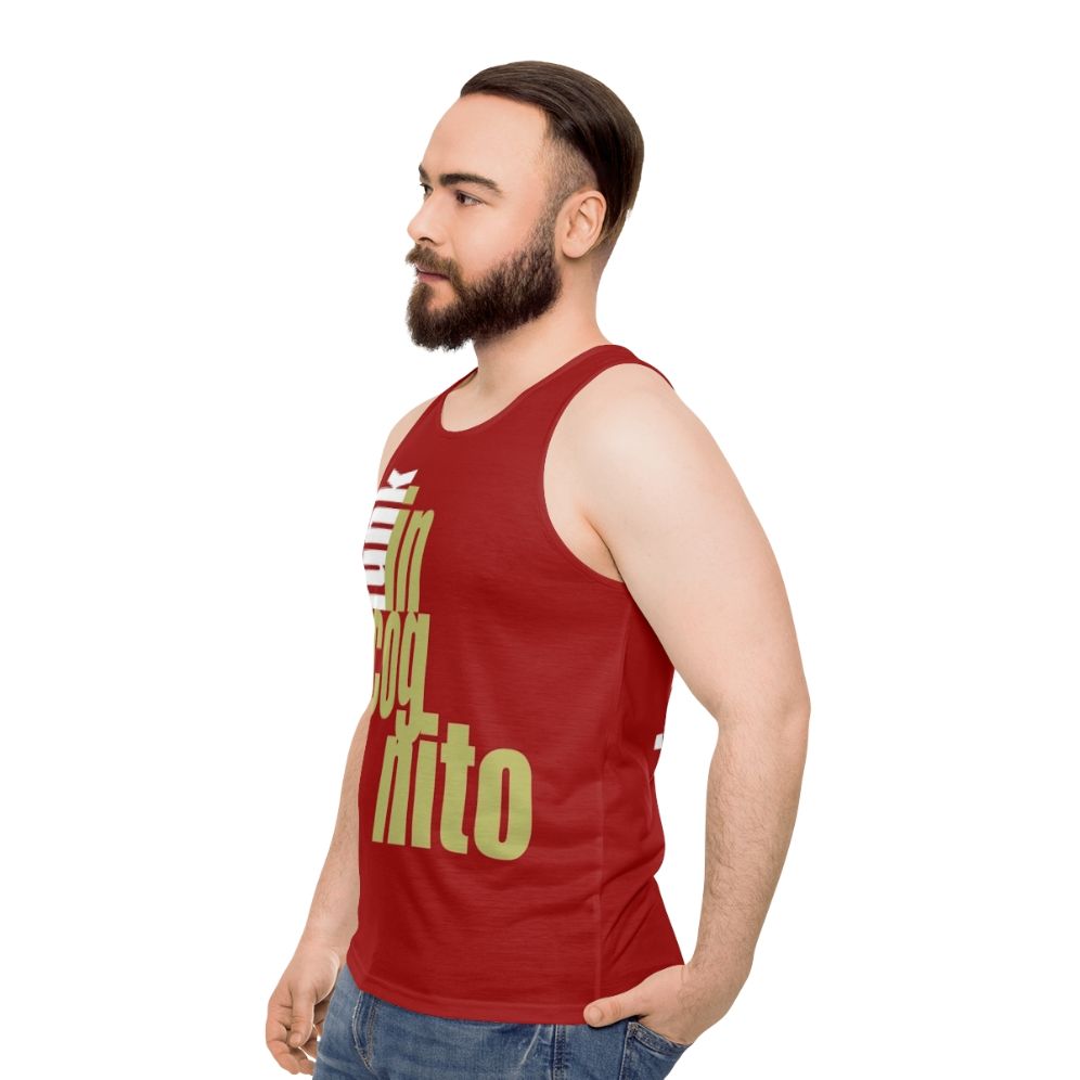 Incognito Unisex Tank Top - men side