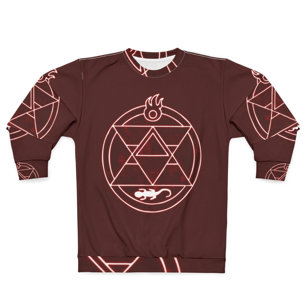 Flame Alchemist Sweatshirt with Roy Mustang design