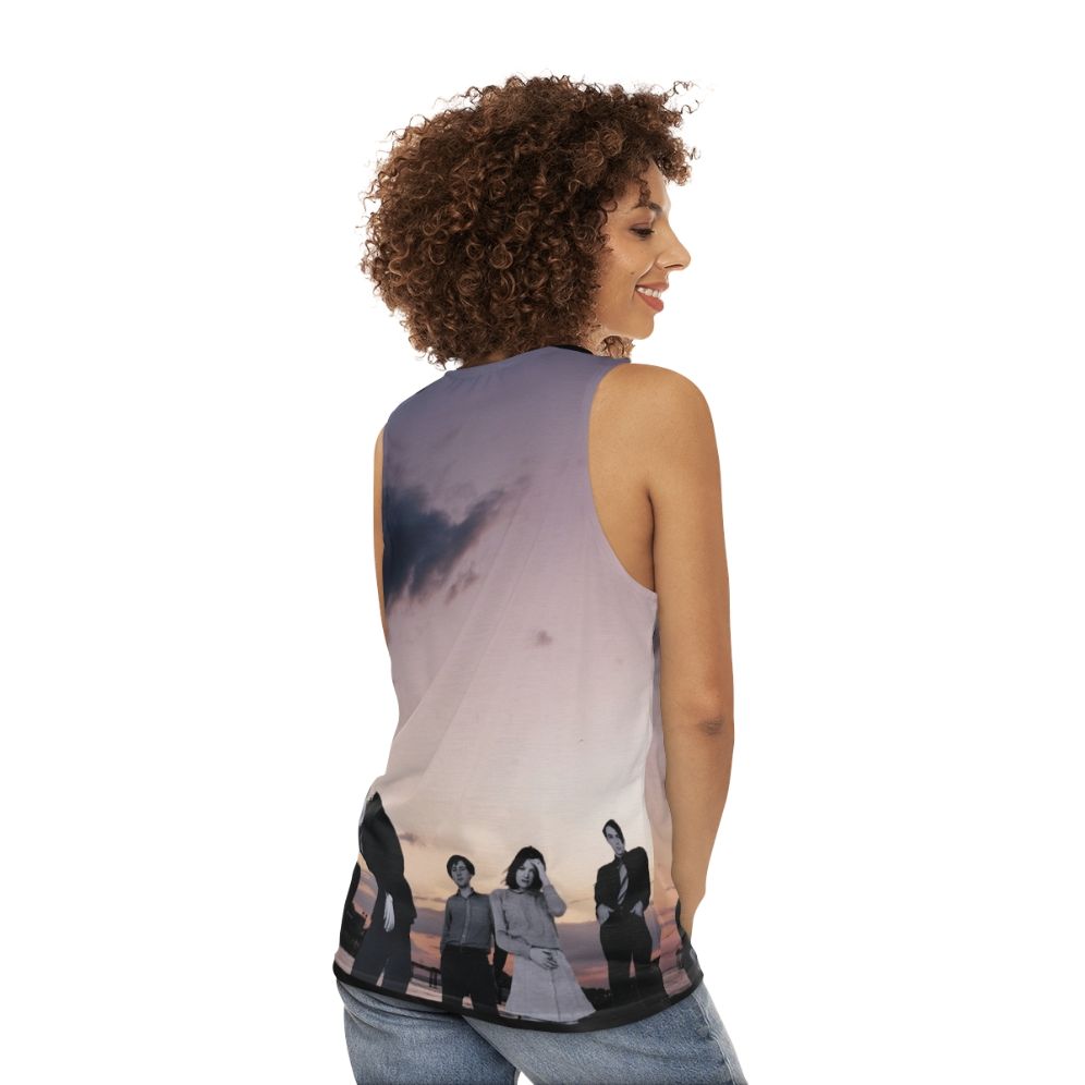 Brit Rock Unisex Tank Top - women back