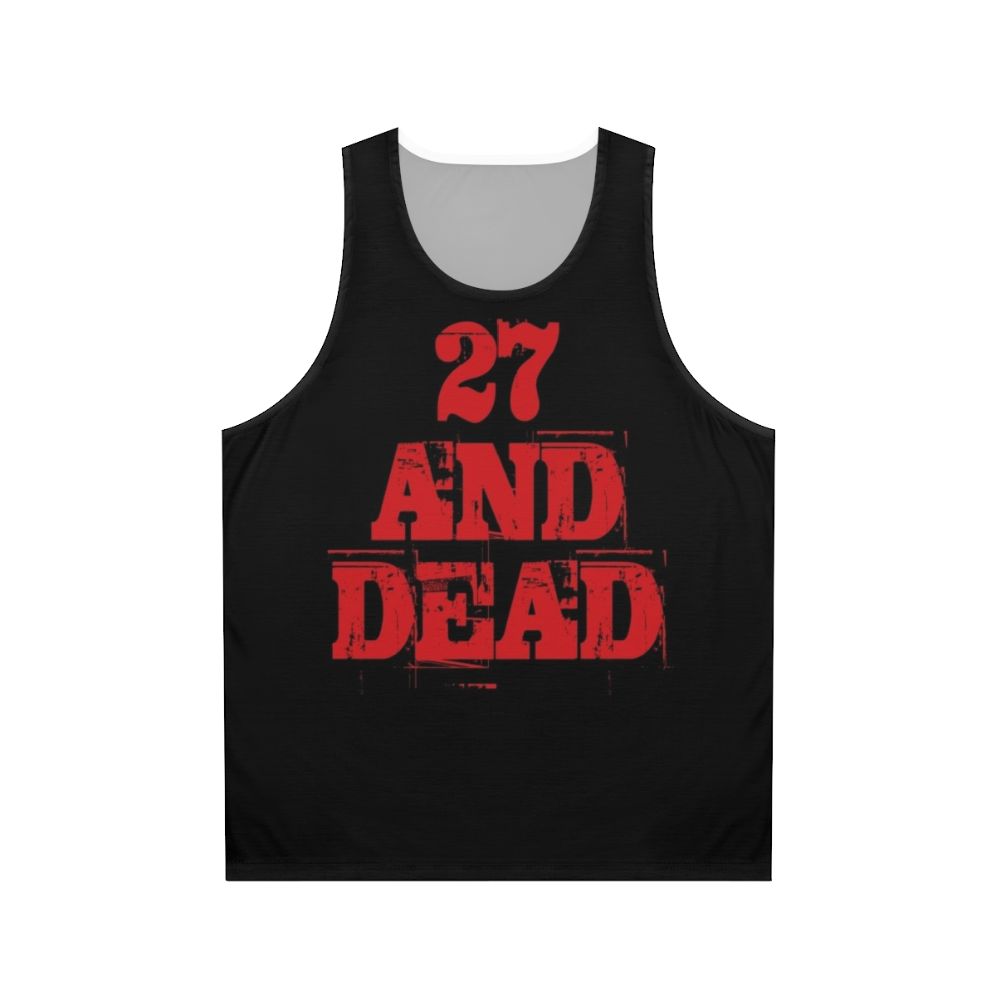 27 & Dead Unisex Retro Music Tank Top