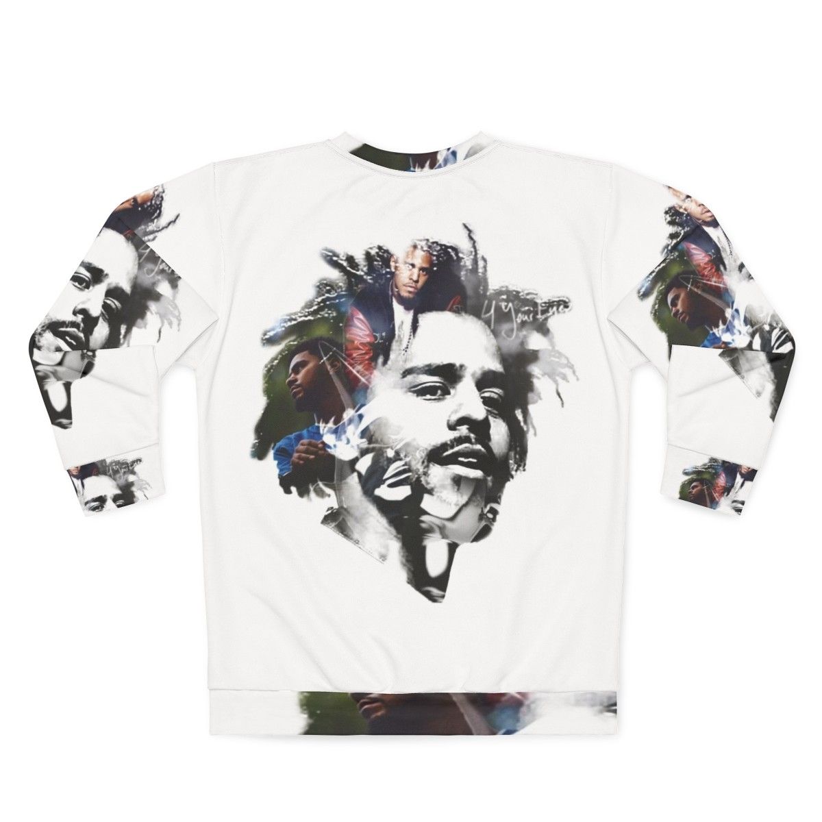 J Cole Hip Hop Sweatshirt - Back