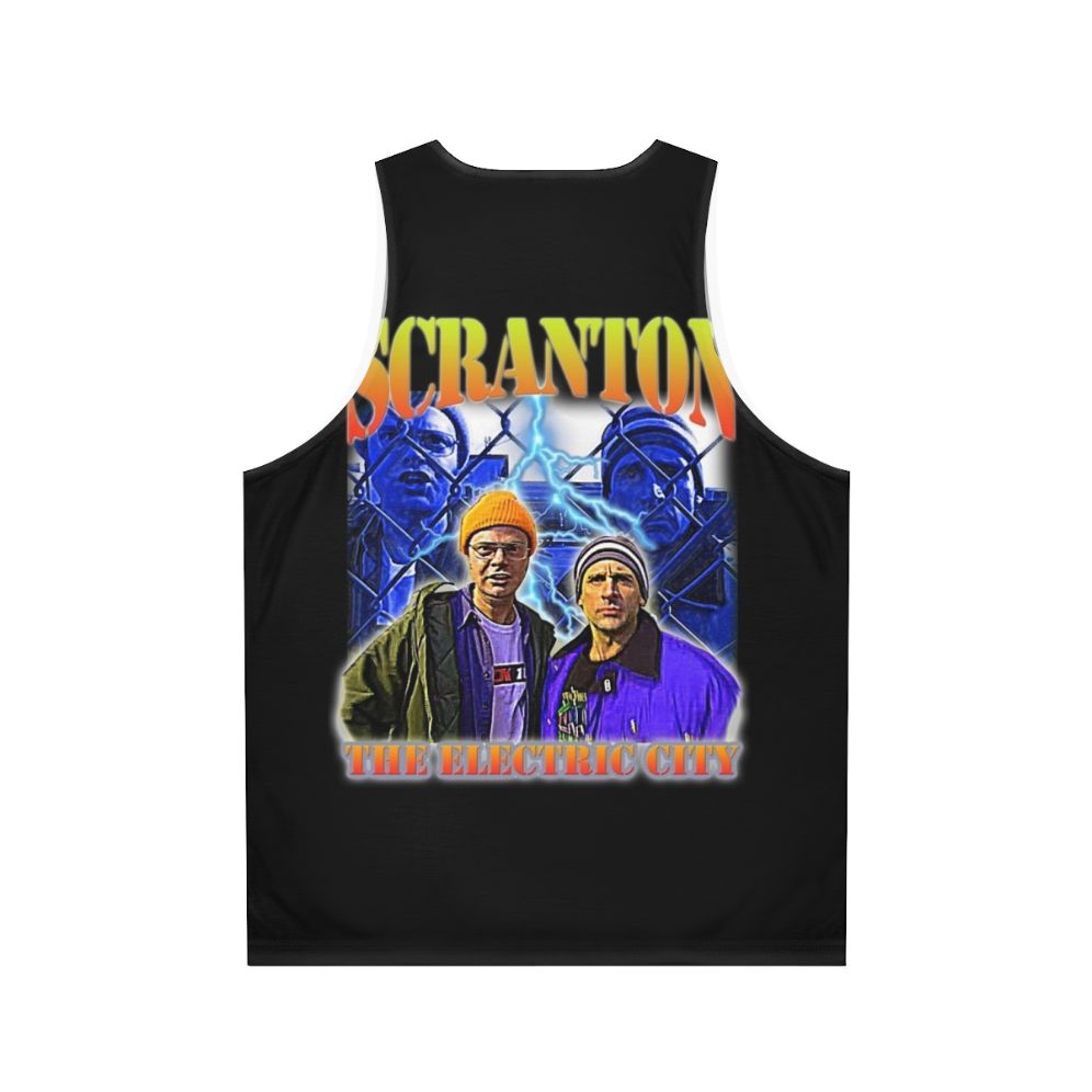 Scranton the Electric City Unisex Tank Top - Back