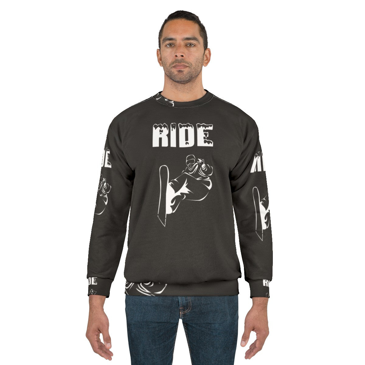 Snowboarding sports sweatshirt for outdoor adventure - men