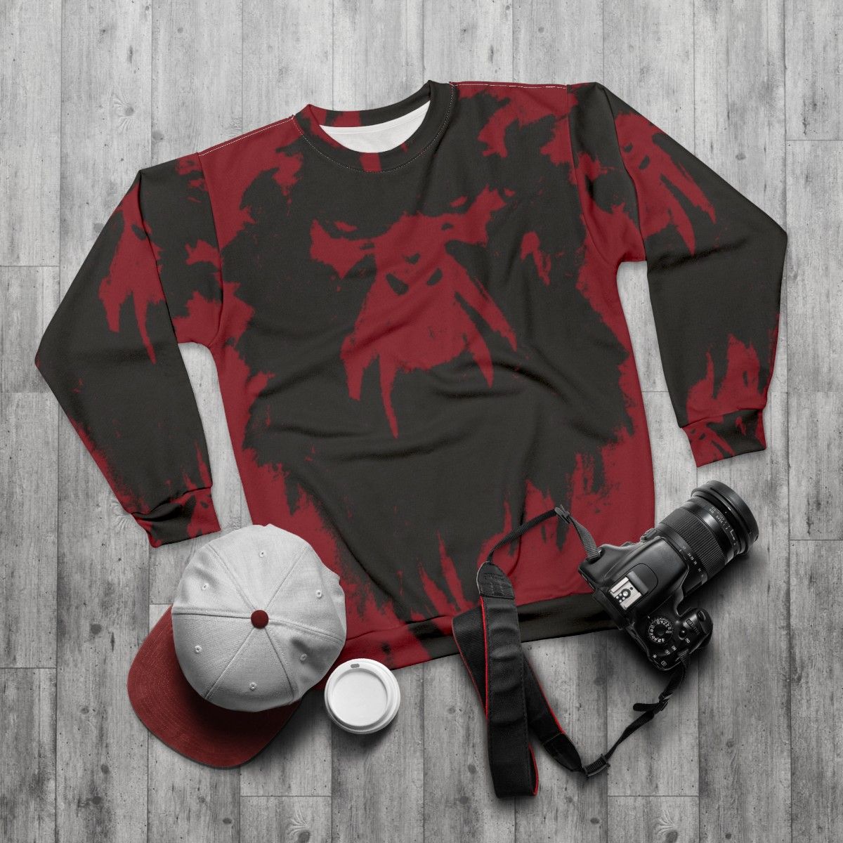 Terry Gilliam's '12 Monkeys' Black Sweatshirt - flat lay