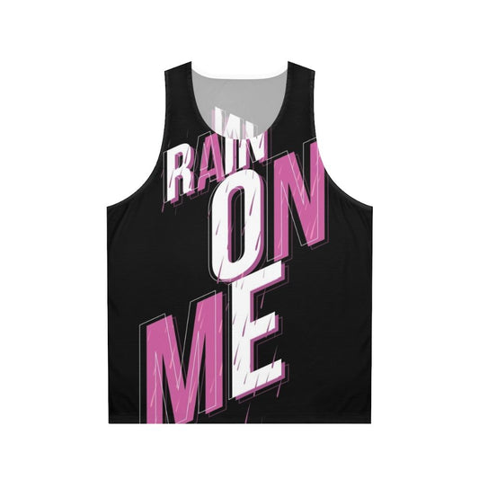 Rain On Me' Unisex Tank Top Featuring Lady Gaga Chromatica Artwork