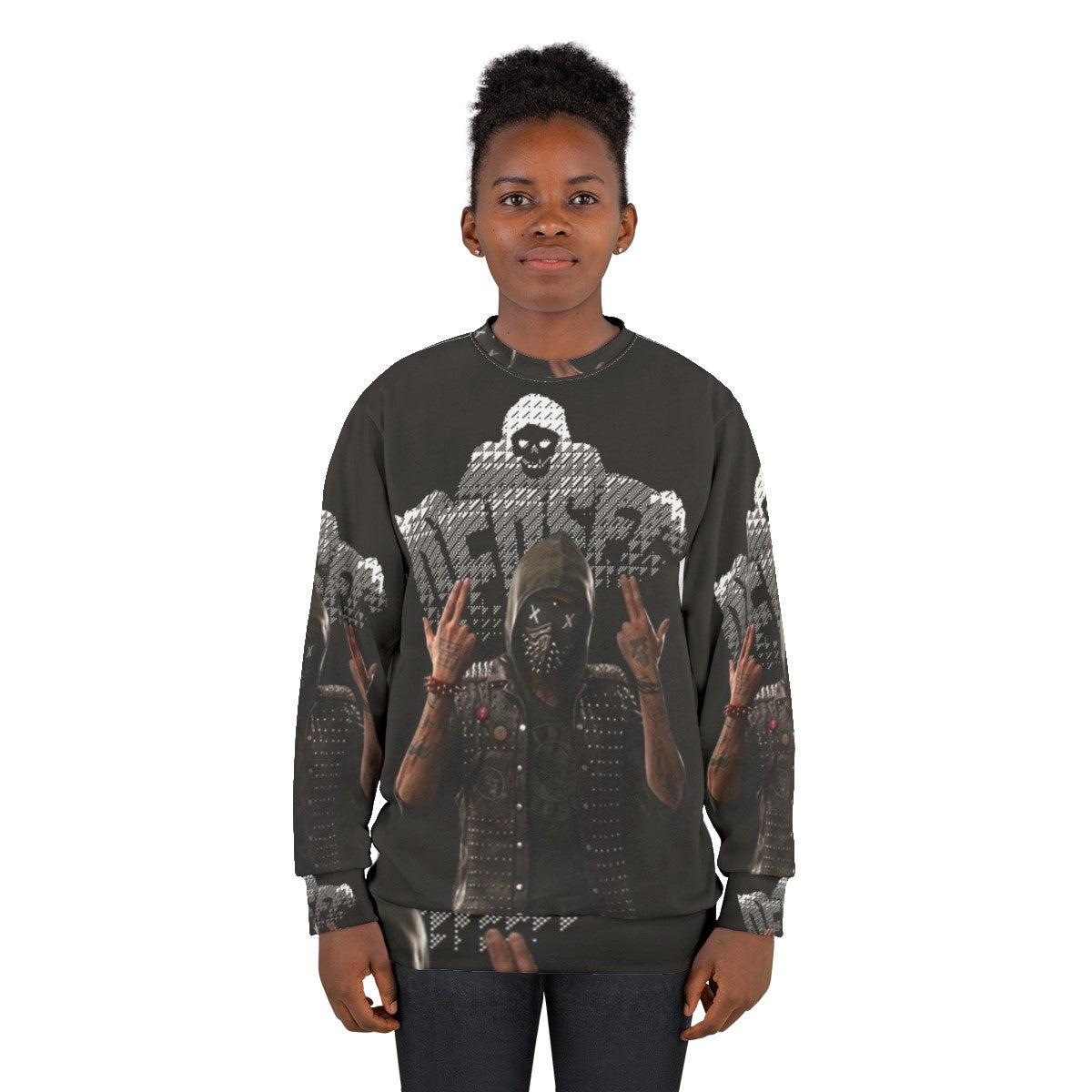 Dedsec Wrench Sweatshirt for Watch Dogs Fans - women