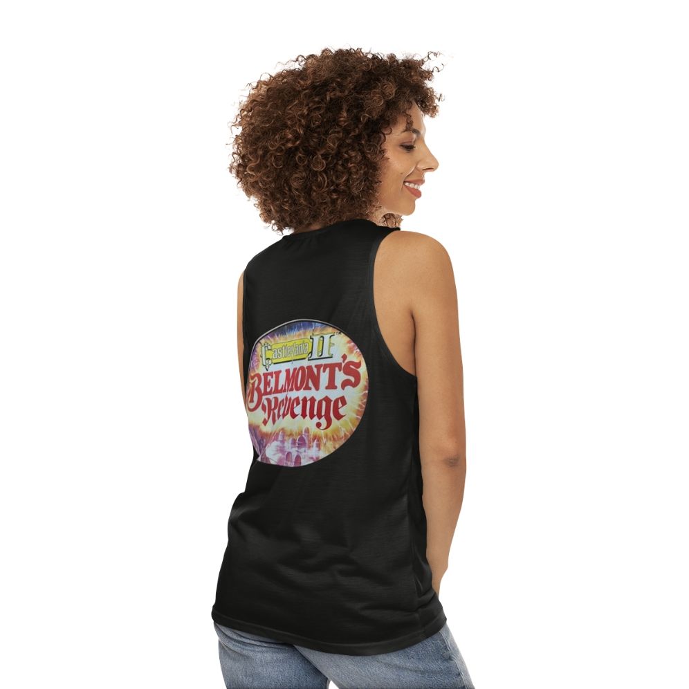 Castlevania retro gaming unisex tank top - women back