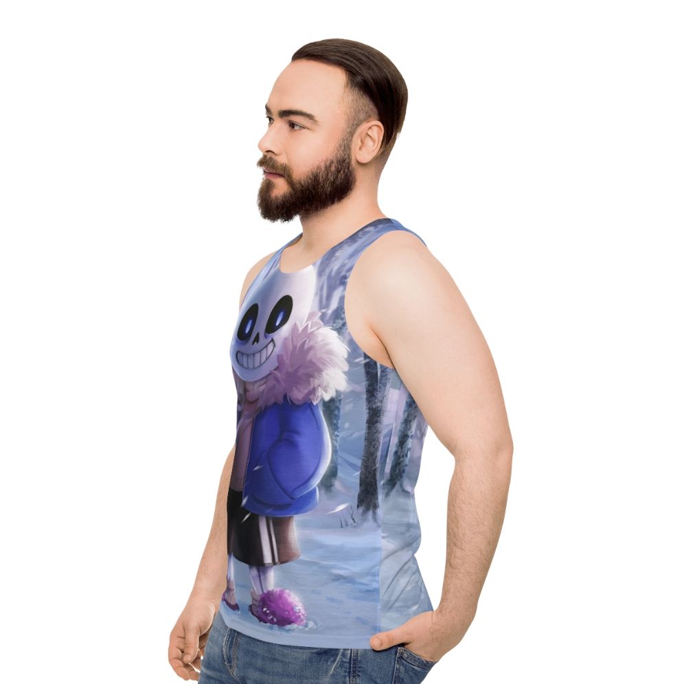 Undertale Sans Unisex Tank Top - men side