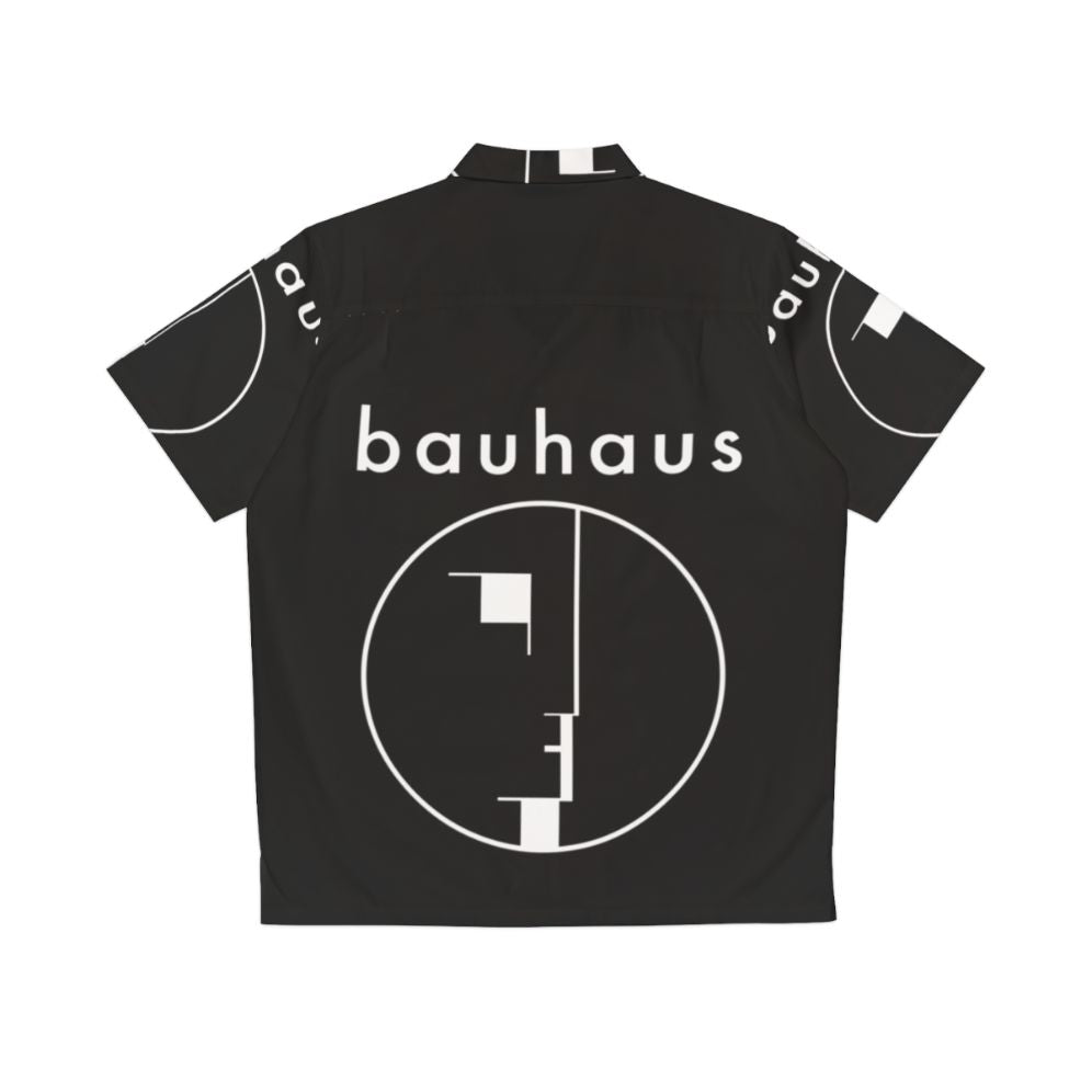 80s Music Bauhaus Post Punk Hawaiian Shirt - Back