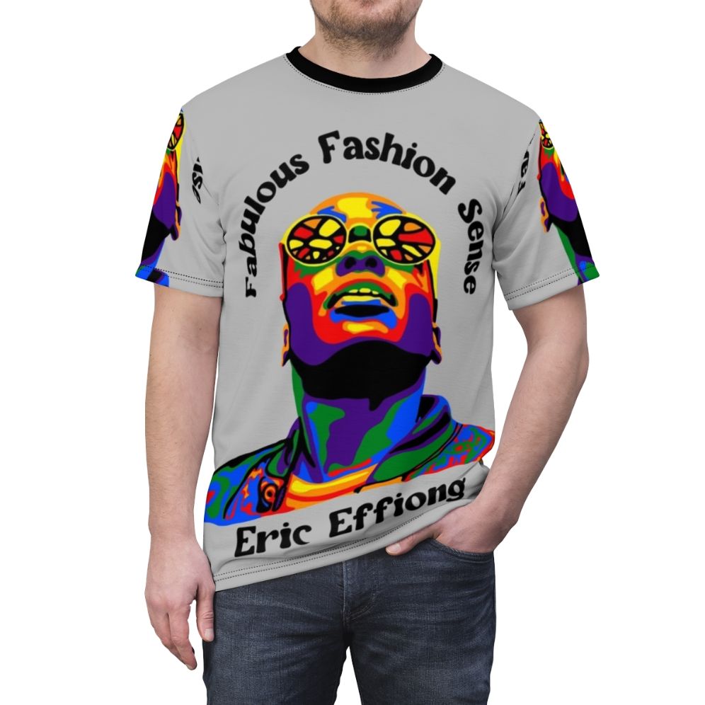 Sex Education inspired AOP T-shirt featuring the character Eric - men front