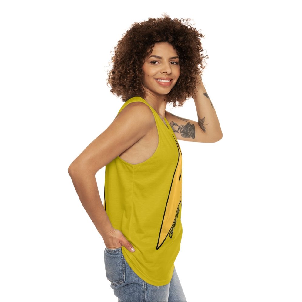 Captain Kirk Unisex Star Trek Tank Top - women side