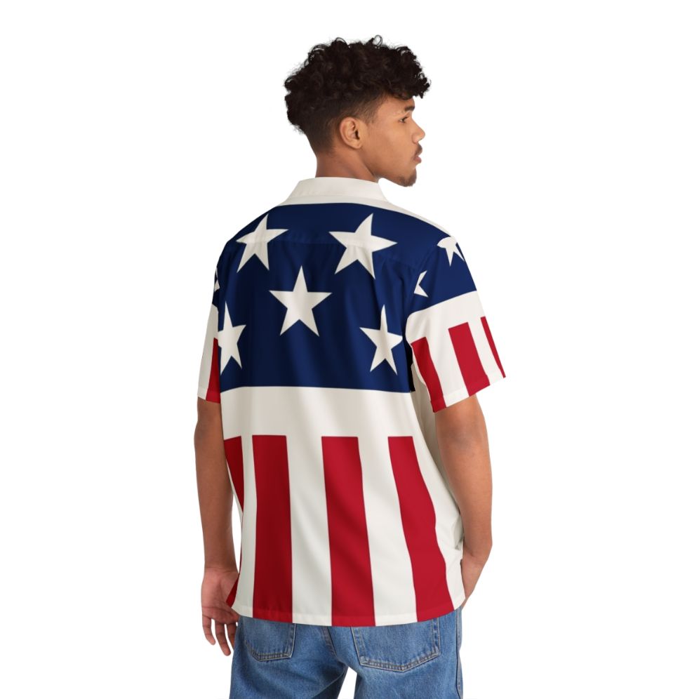 Firestarter American Flag Hawaiian Shirt - People Back