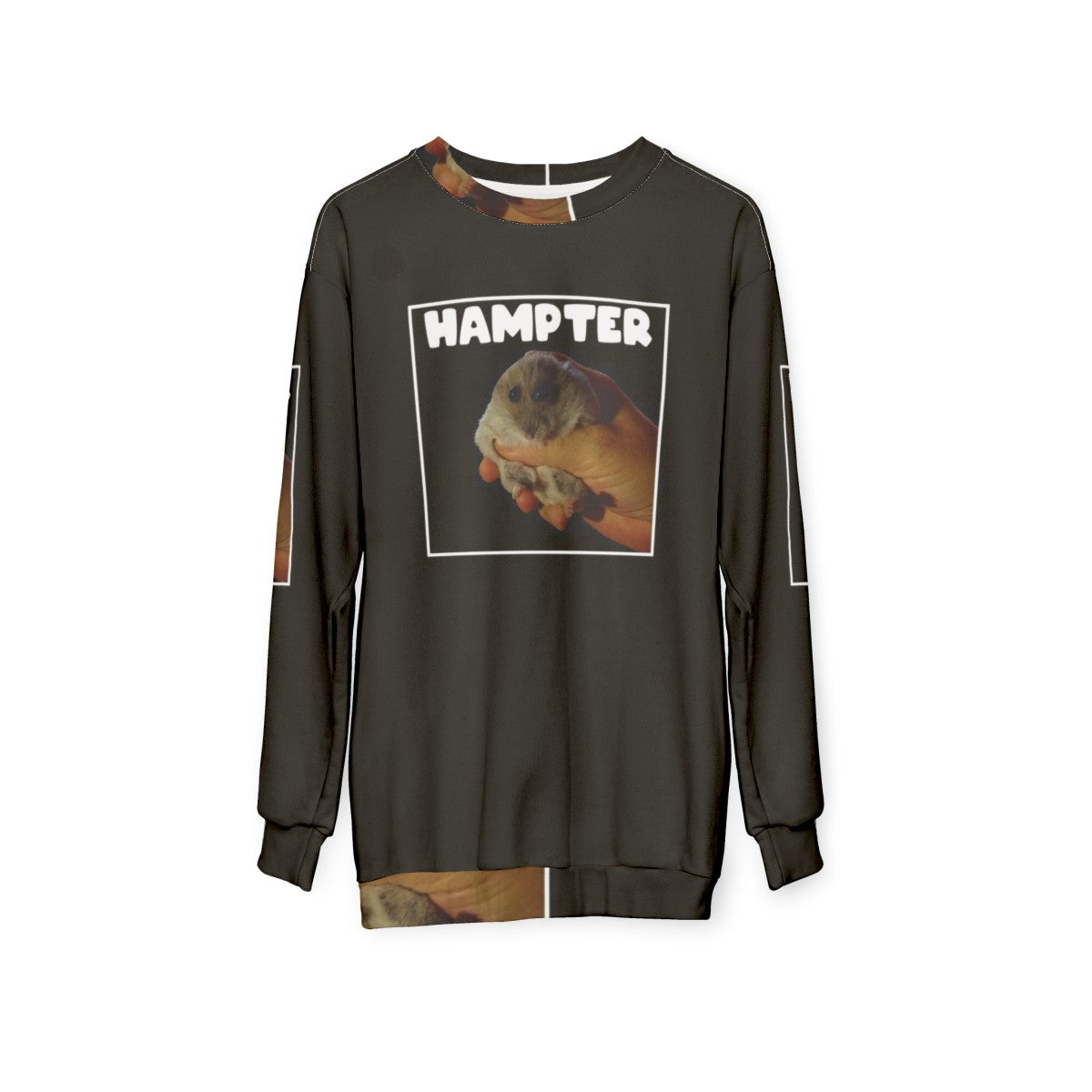 Hampter Meme Hamster Sweatshirt - hanging