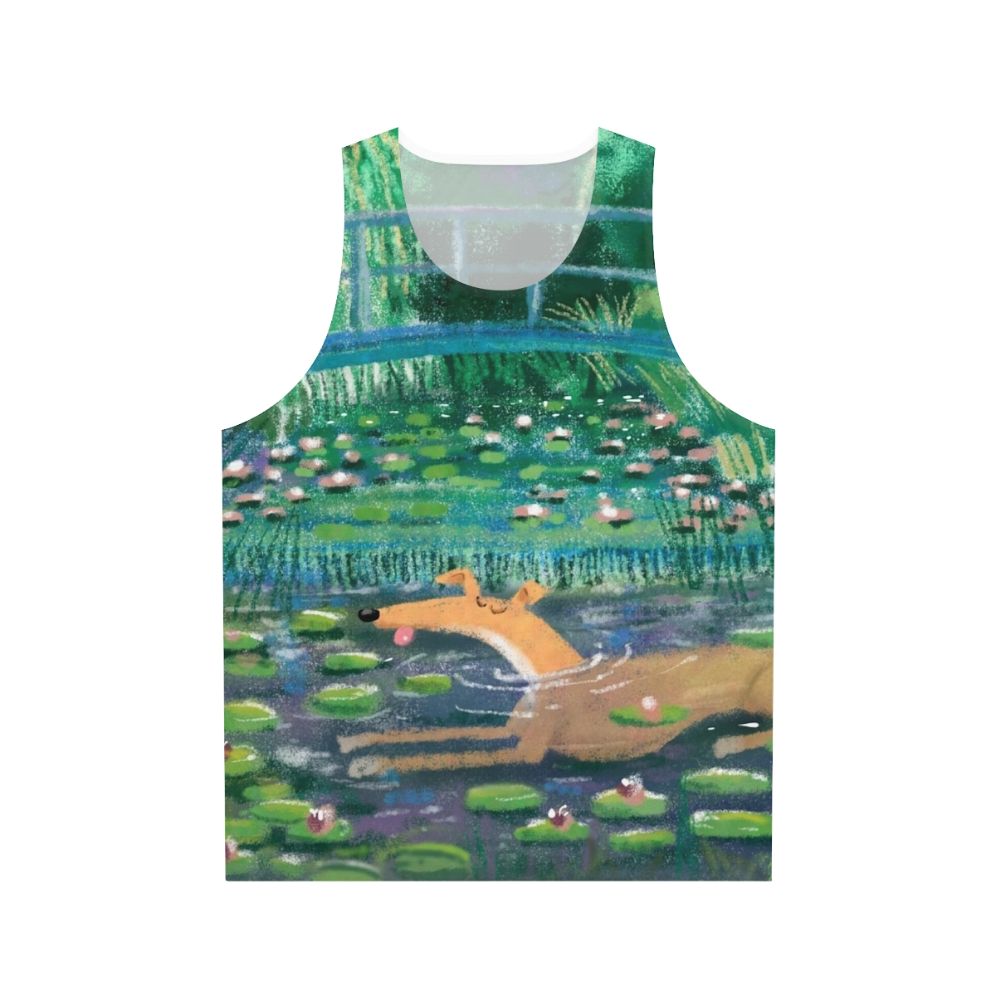 Greyhound Impressionism Unisex Tank Top