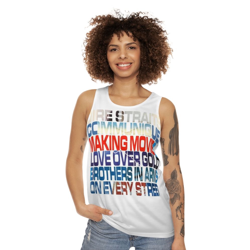 Dire Straits Albums Unisex Tank Top - women