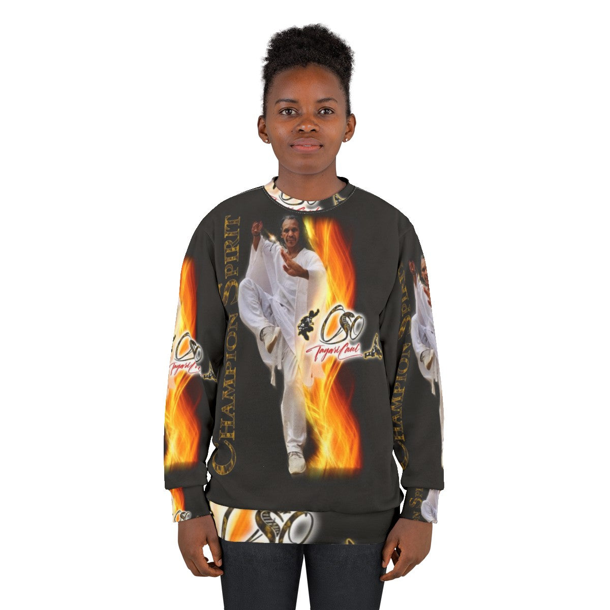 Oso Tayari Casel Champion Spirit Martial Arts Sweatshirt - women