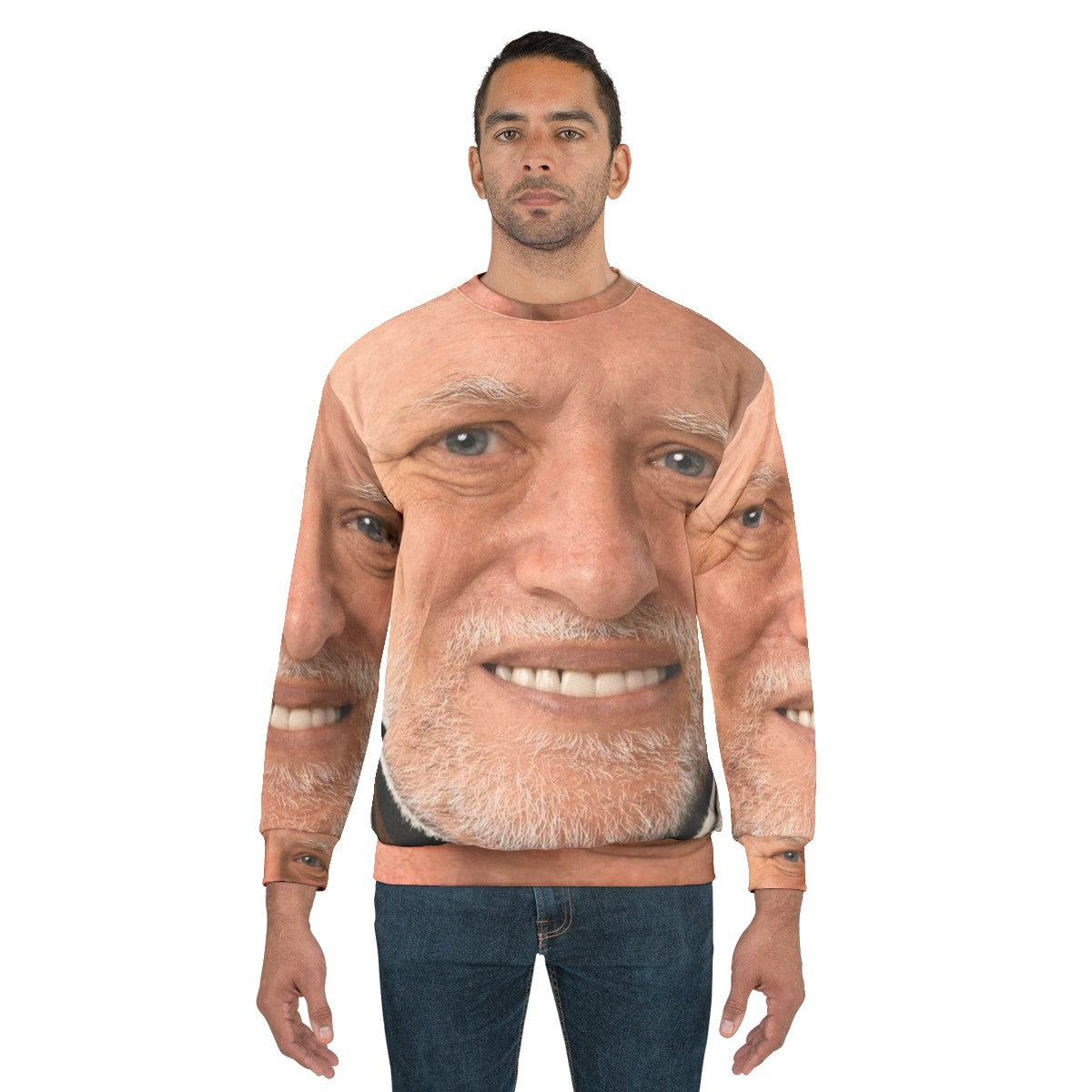 High Definition Hide The Pain Harold Meme Sweatshirt - men