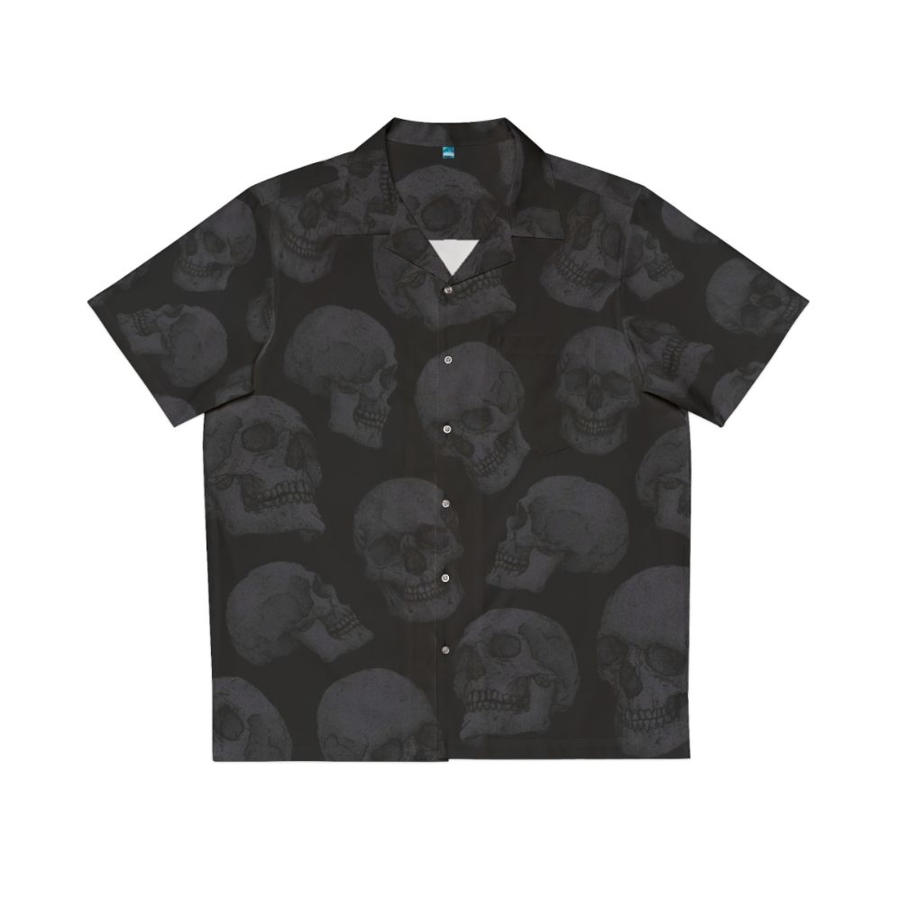 Skull Hawaiian Shirt - Gothic Inspired Tropical Print