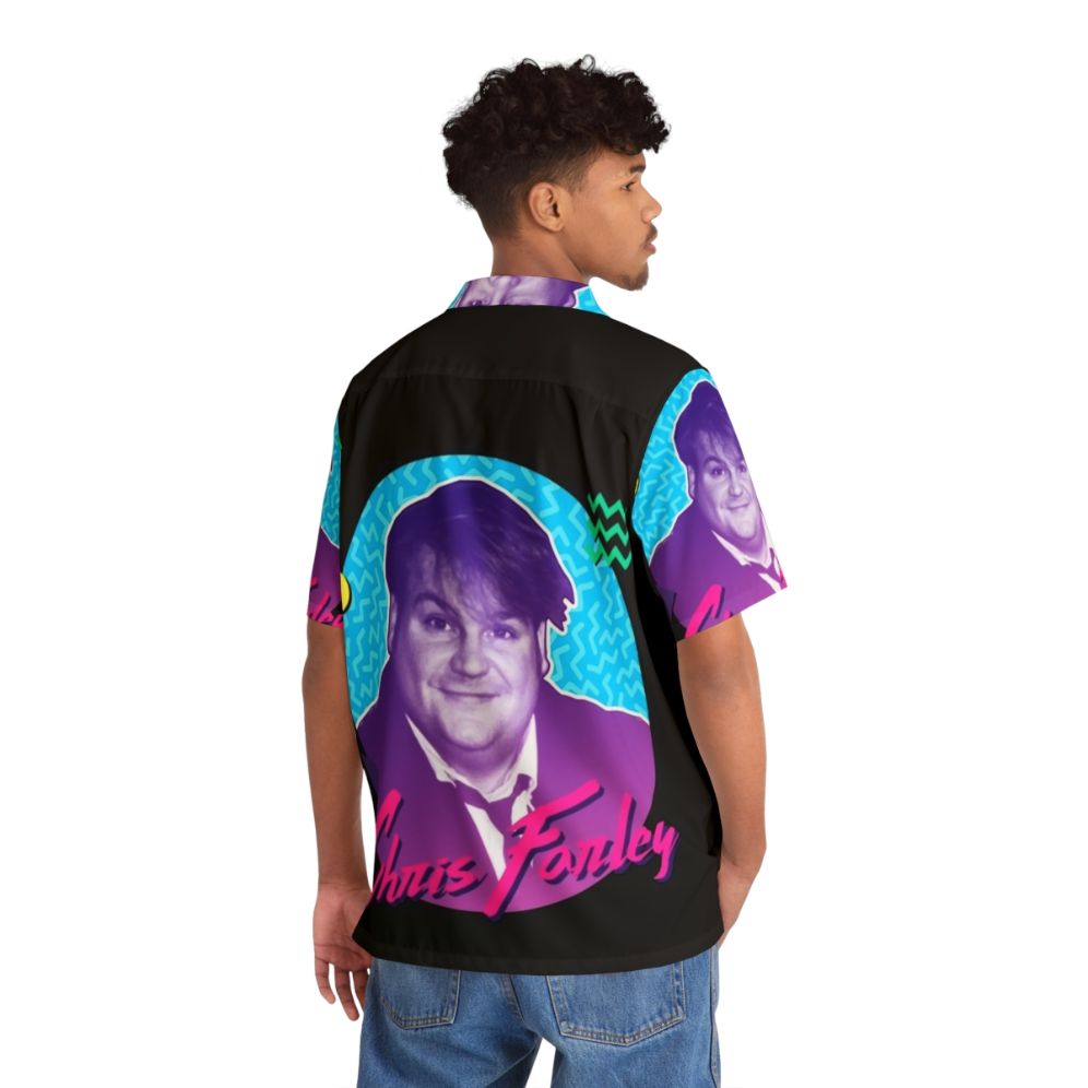 Chris Farley 90s Nostalgia Graphic Hawaiian Shirt - People Back